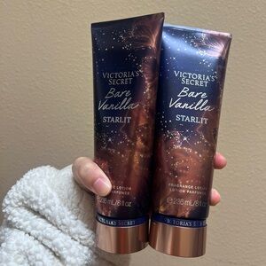 NEW Victoria’s Secret Bare Vanilla Starlit Body Lotion Bundle